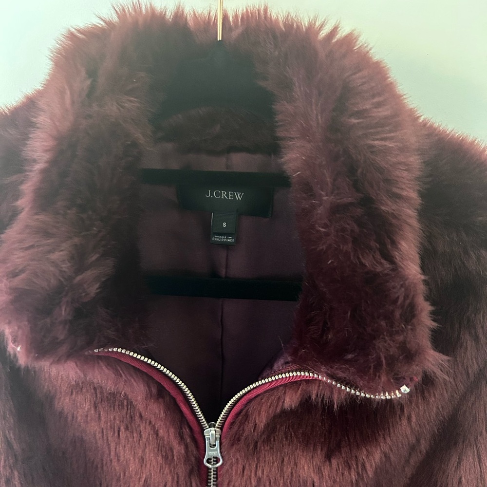 Faux Fur Jcrew Vest - Picture 3 of 3